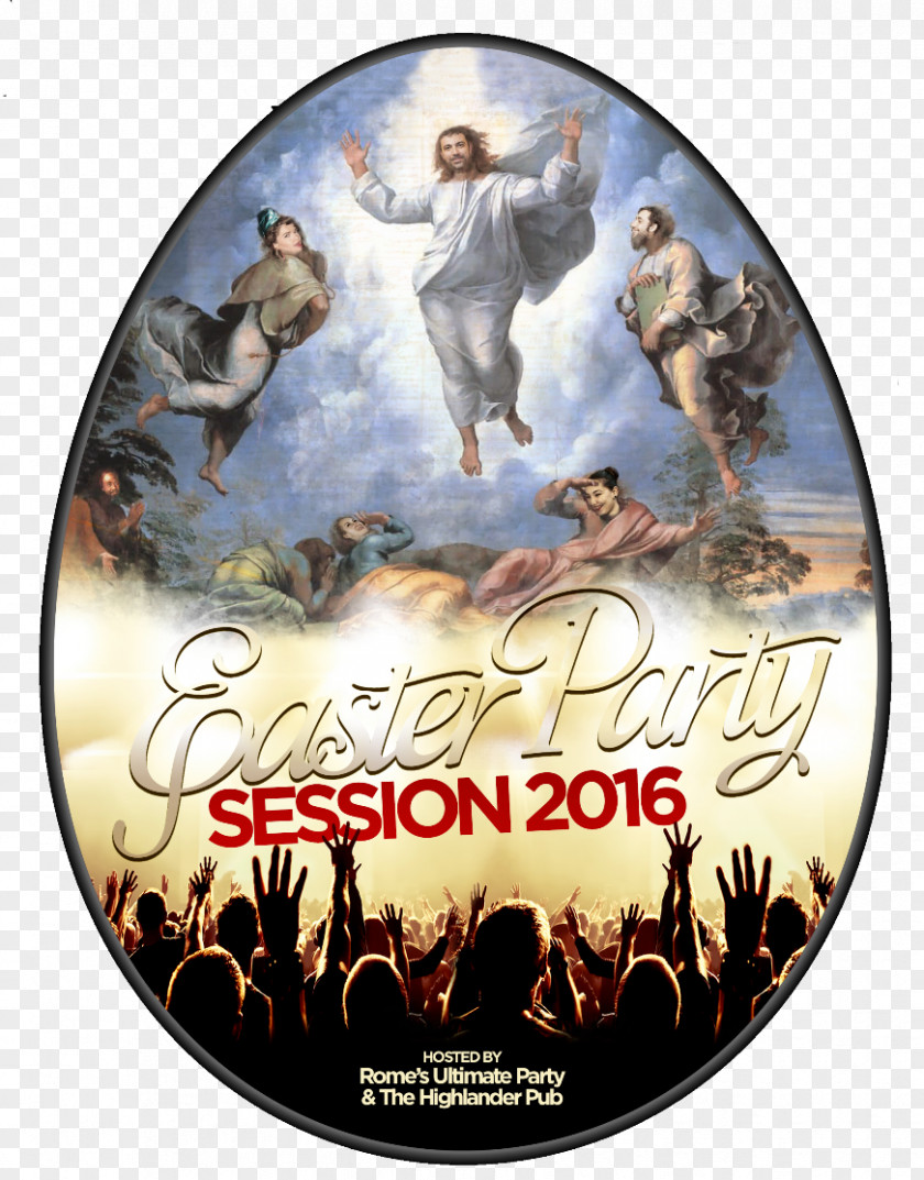 Egg Hunt Flyer The Transfiguration Of Christ Vatican Museums Renaissance Jesus PNG