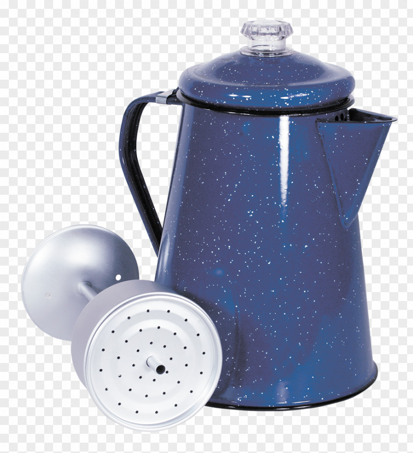 Kettle Mug Camping Military Surplus Coffee Percolator PNG