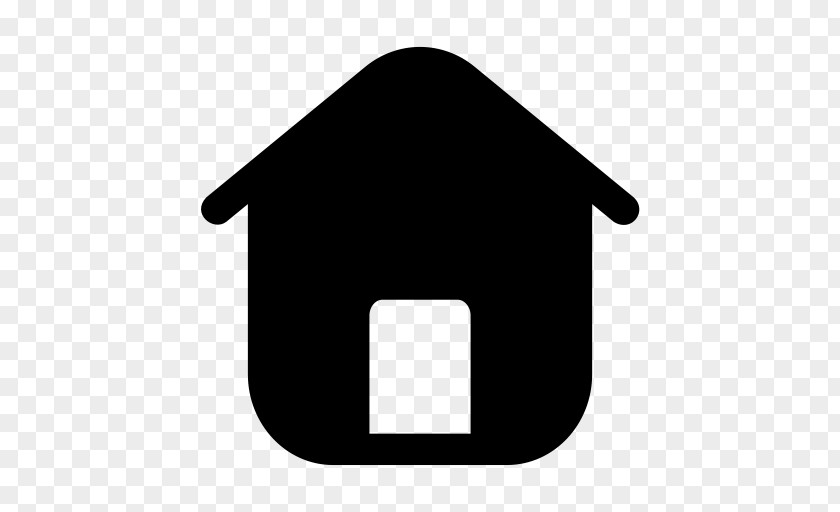 Signage Blackandwhite House Symbol PNG