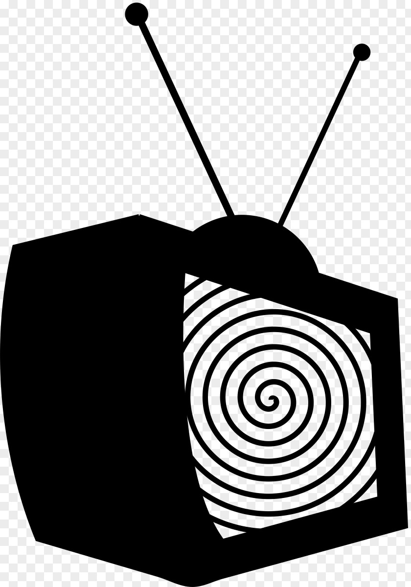 Television Clip Art Black And White Show Stencil PNG