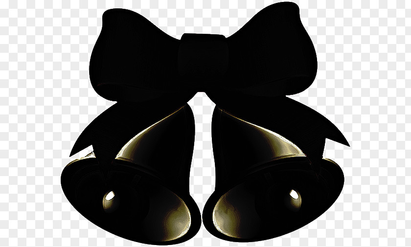 Wing Black M Bow Tie PNG