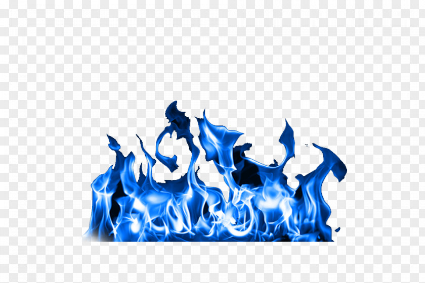 Blue Flame Effects Psd Material Light PNG