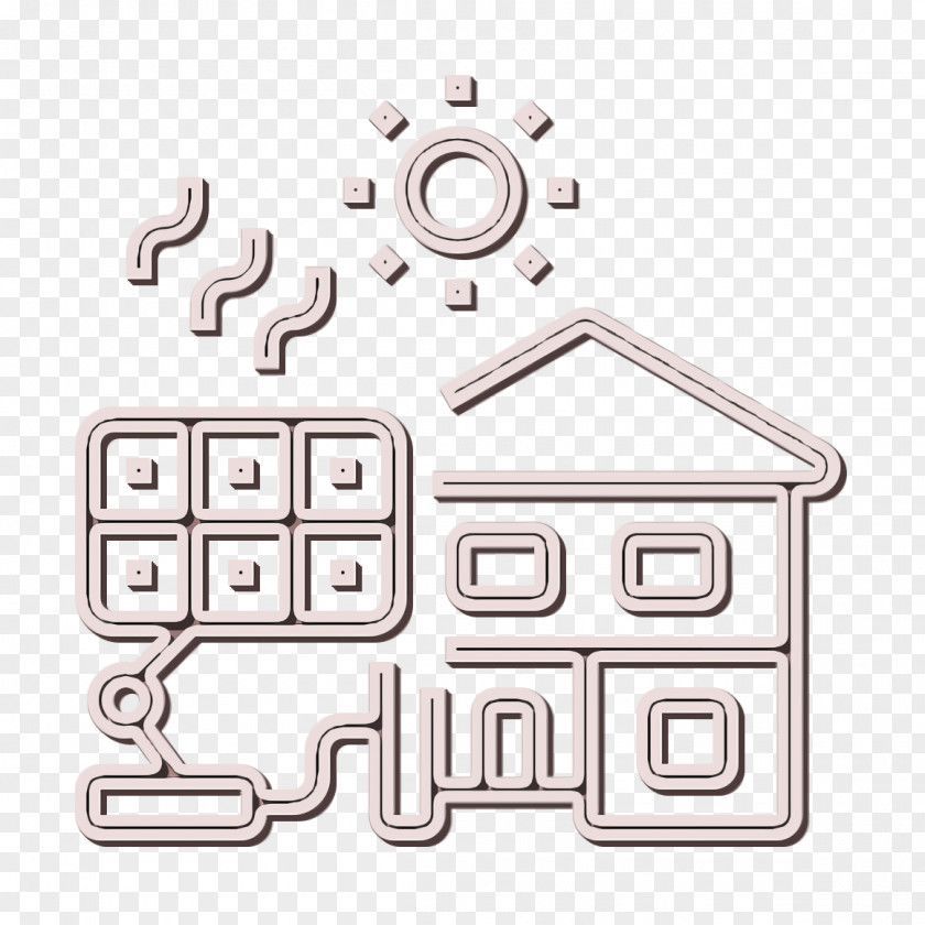 Global Warming Icon Solar Cell PNG