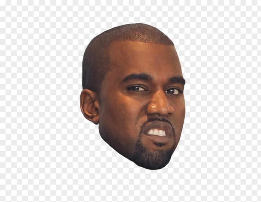 Kanye West /pol/ YouTube 4chan Sticker PNG Sticker, creative head clipart PNG