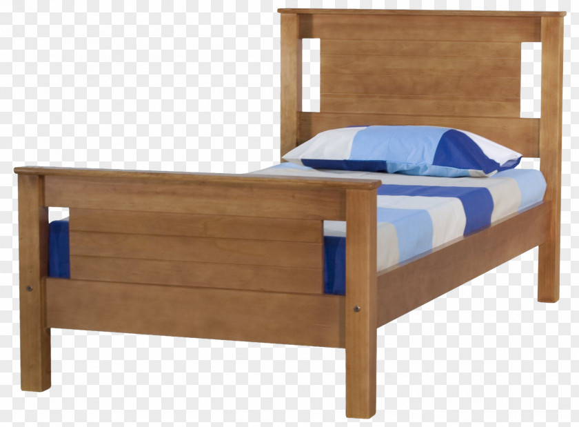 Single Small Wooden Bed Table Frame Bunk Size PNG
