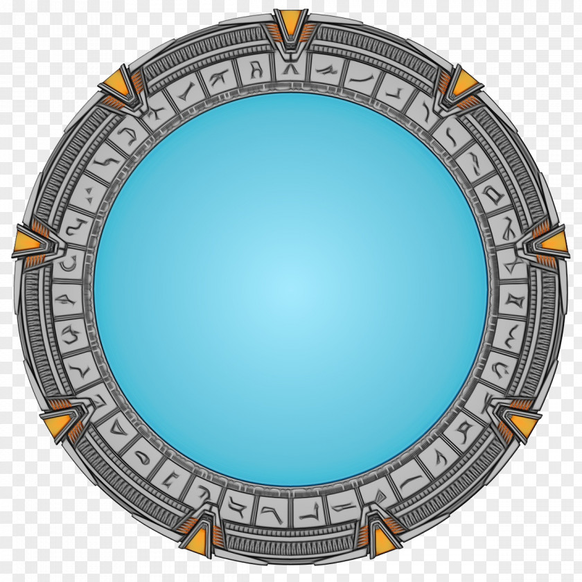 Turquoise Oval Donald Trump PNG