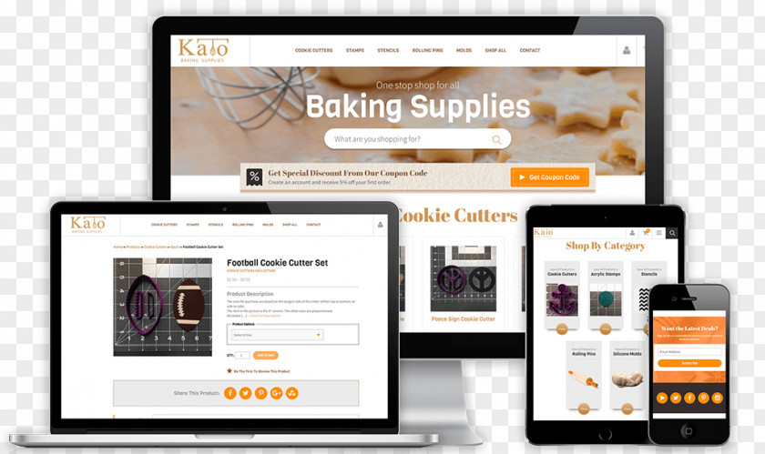 Baking Utensils Web Page Design Kato Supplies PNG