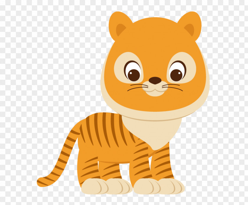 Confuse Pattern Tiger Cat Illustration Cartoon Vector Graphics PNG