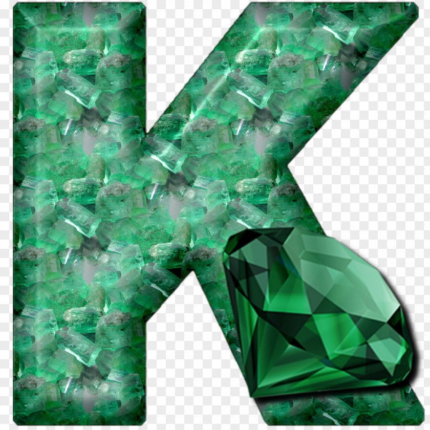 Emerald Alphabet Morse Code Green Letter PNG