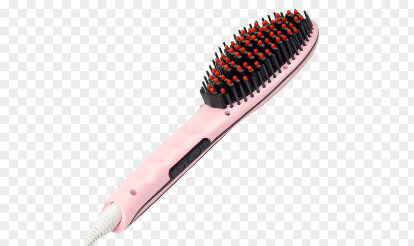 Hair Iron Comb Straightening Brush PNG