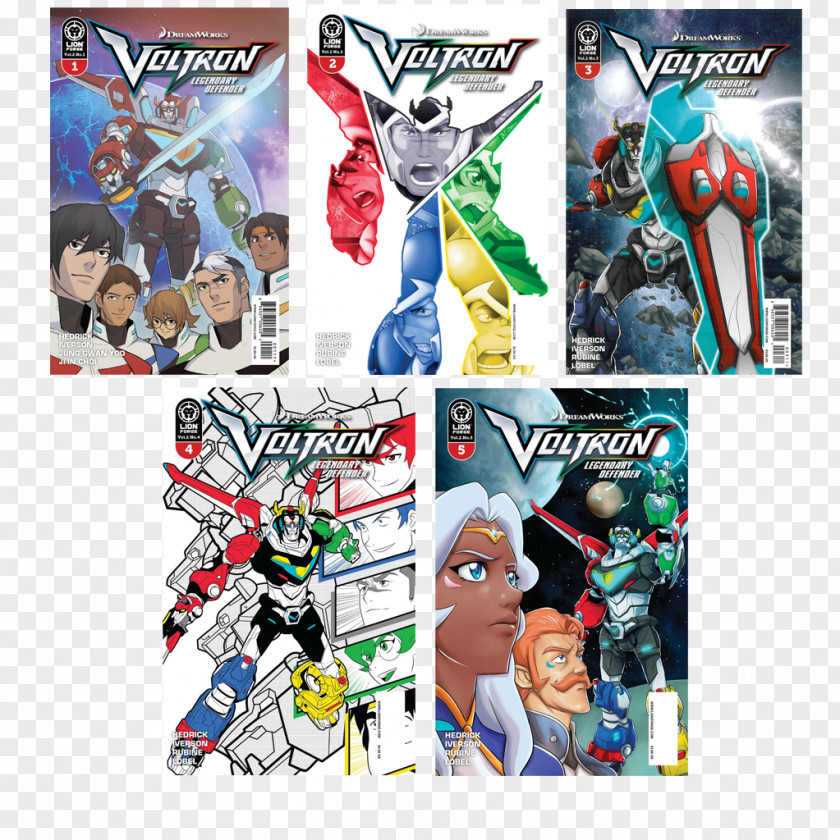 Legendary Defender Action & Toy Figures Comics CartoonCollectibles Poster Title Voltron PNG