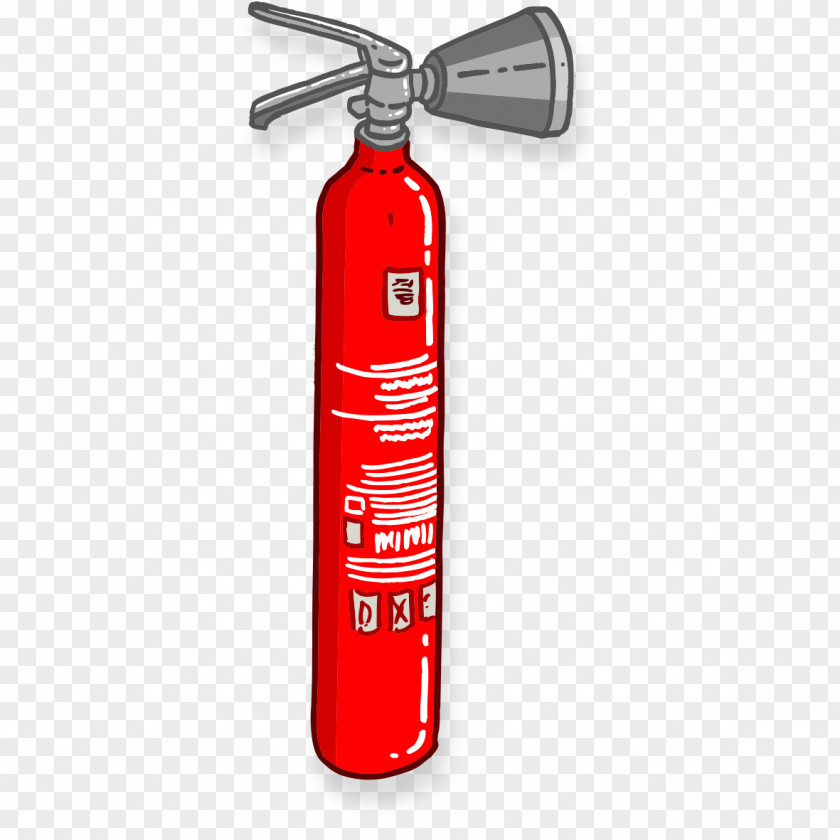 Red Fire Extinguisher Material Firefighting Clip Art PNG