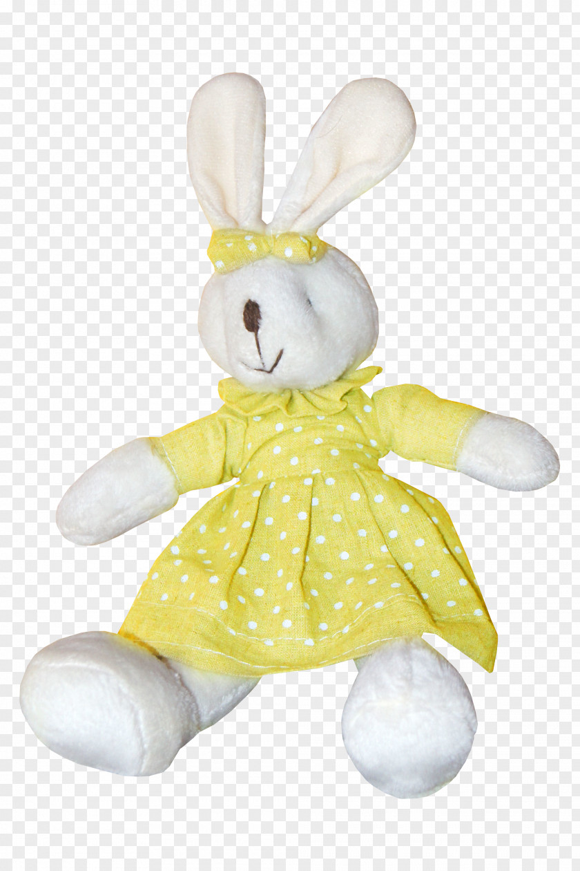 Dress Plush Bunny Easter Stuffed Toy Rabbit PNG