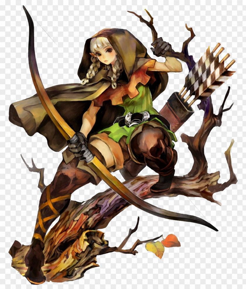 Elf Pic Dragons Crown Vanillaware Video Game Character Class PNG