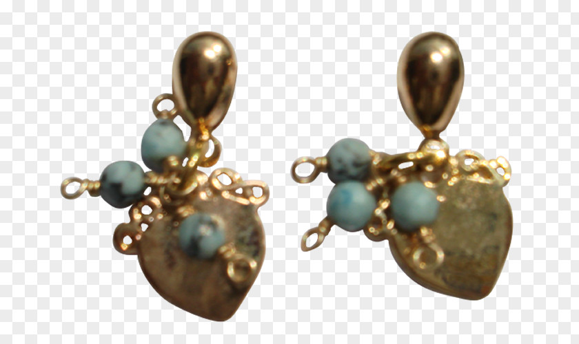 Gold Earring Turquoise Gold-filled Jewelry Jewellery PNG