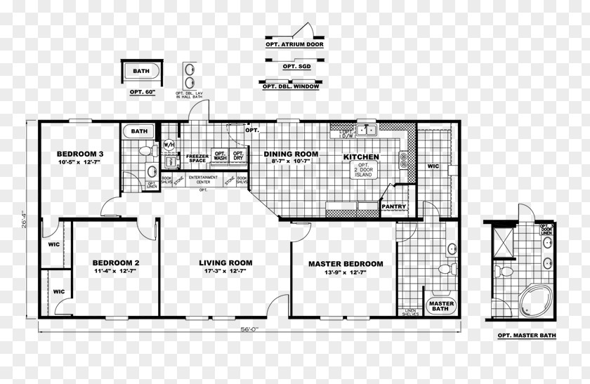 House Floor Plan Bedroom Living Room PNG