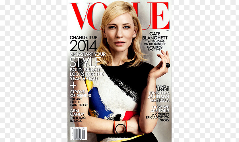 Magazine Cover Cate Blanchett Vogue Australia Actor PNG