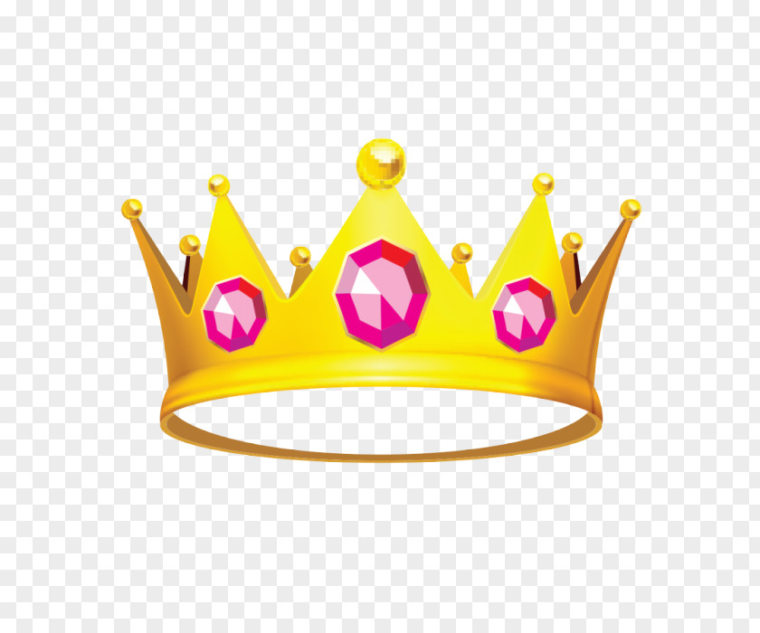 Magenta Hair Accessory Crown PNG