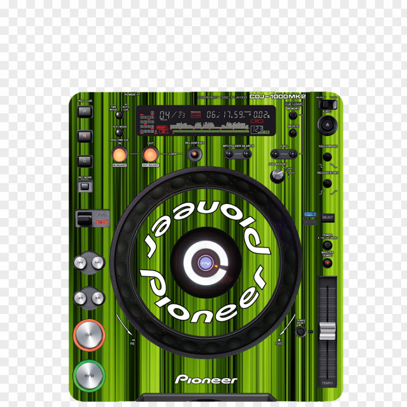 Overlay Cover CDJ DJ Mixer Electronics Disc Jockey Pioneer Corporation PNG