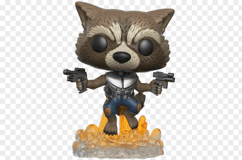 Rocket Raccoon Star-Lord Groot Gamora Funko PNG