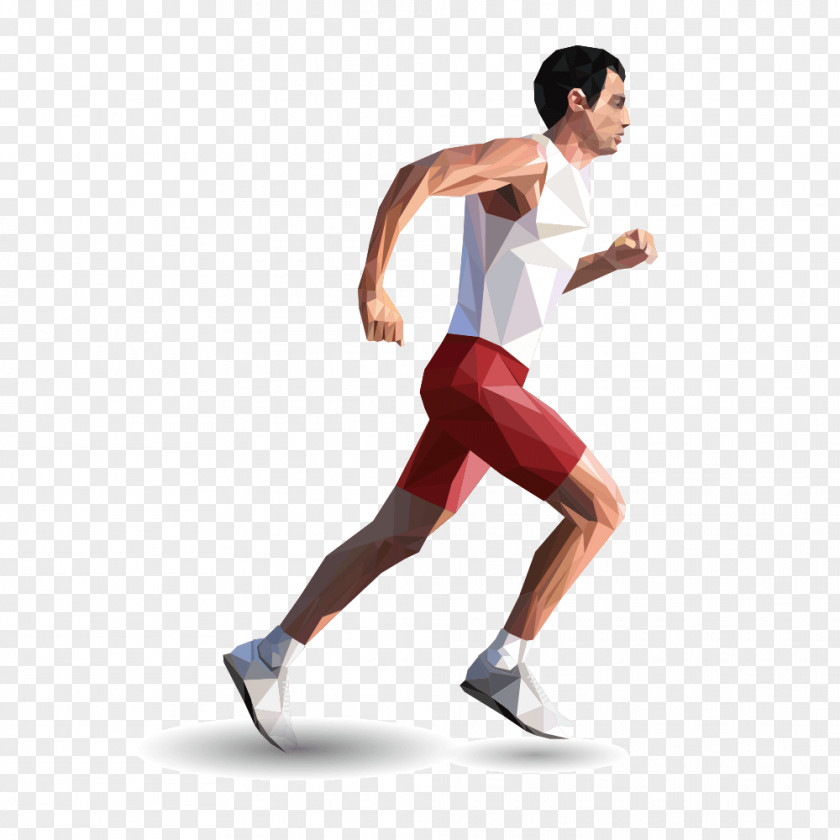 Running Man 3D Computer Graphics Illustration PNG