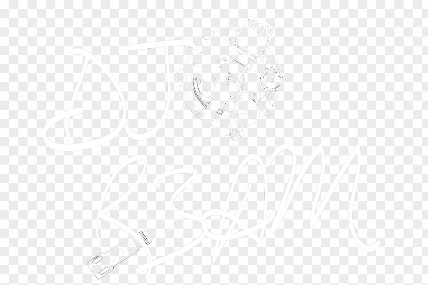 Design Brand White Line Art Sketch PNG