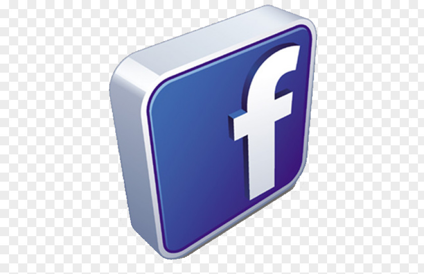 Facebook 3D Computer Graphics Logo PNG