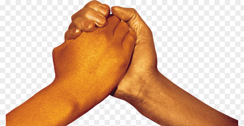Gold Handshake Thumb PNG