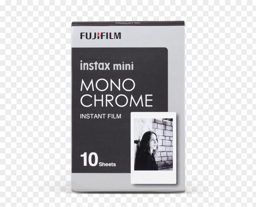 Instax Template Fujifilm Mini Film Monochrome PNG