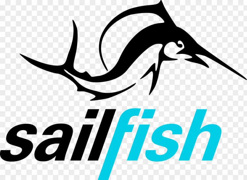 Sail Fish Logo Swim Caps Silicone Graphic Design PNG
