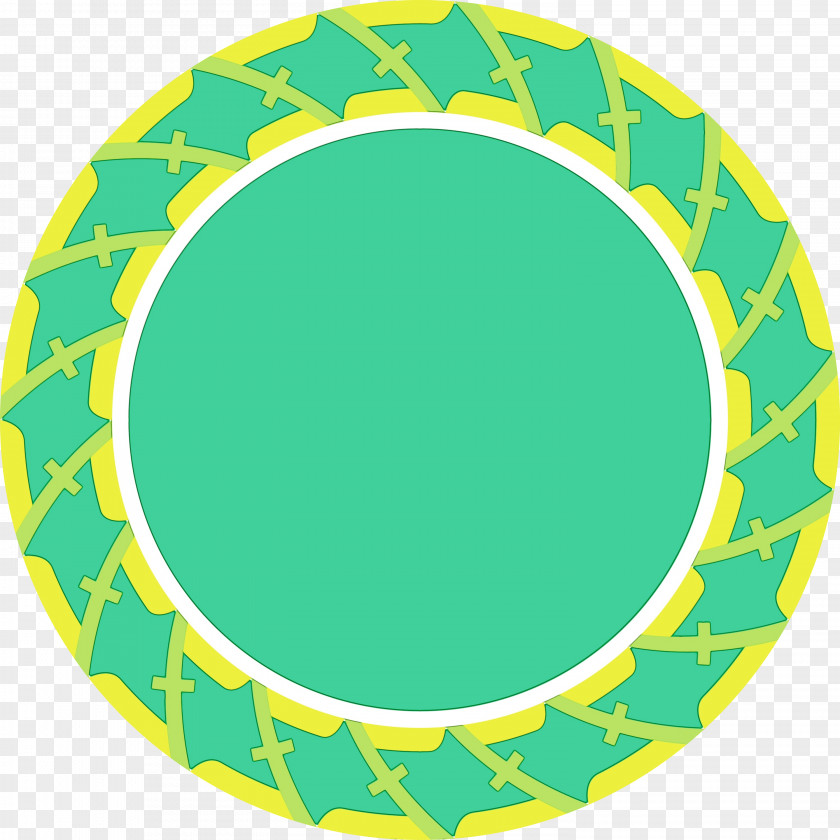 Yellow Circle Oval PNG