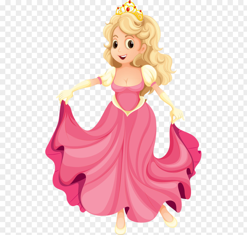 Cartoon Princess Illustration PNG