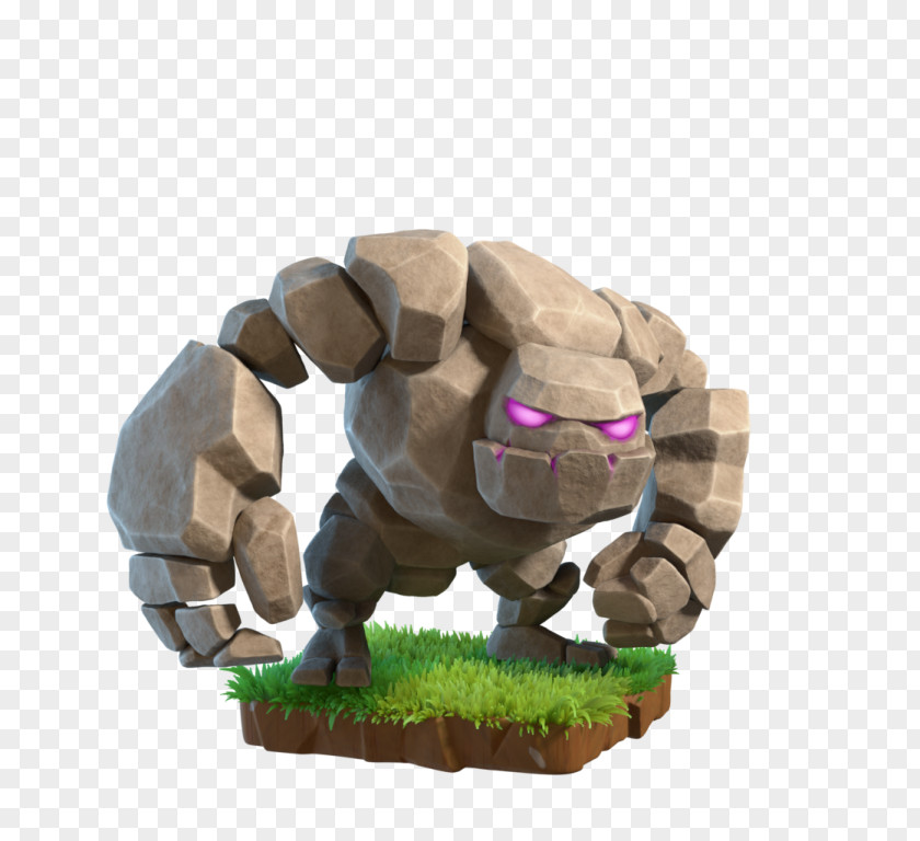 Fame Clash Of Clans Royale Golem Goblin Game PNG