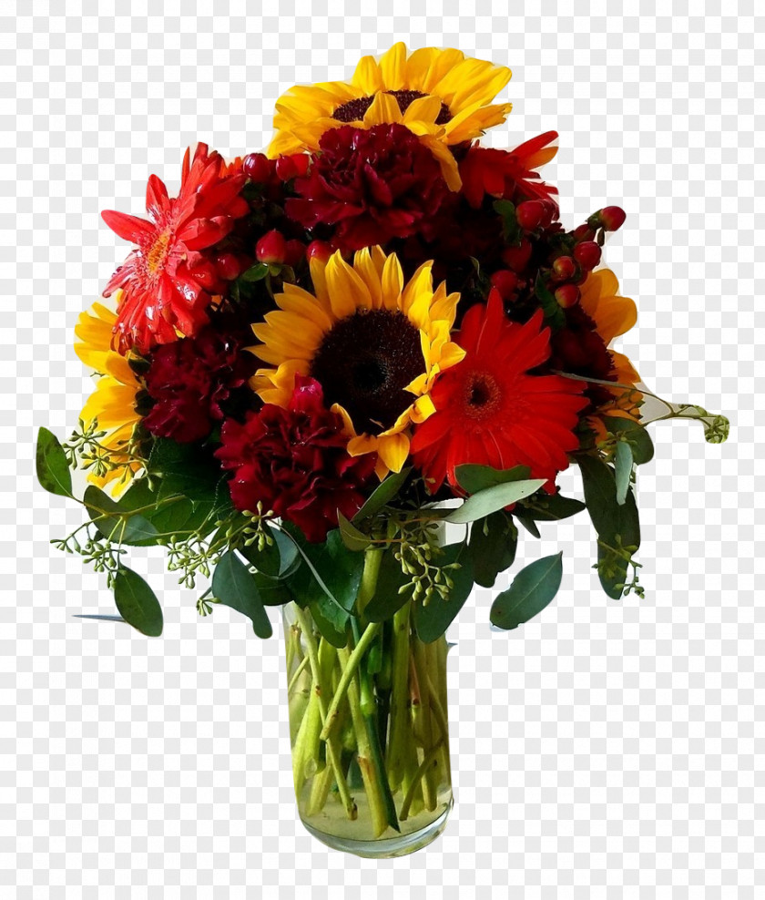 Flower Bouquet Cut Flowers Rose Gift PNG