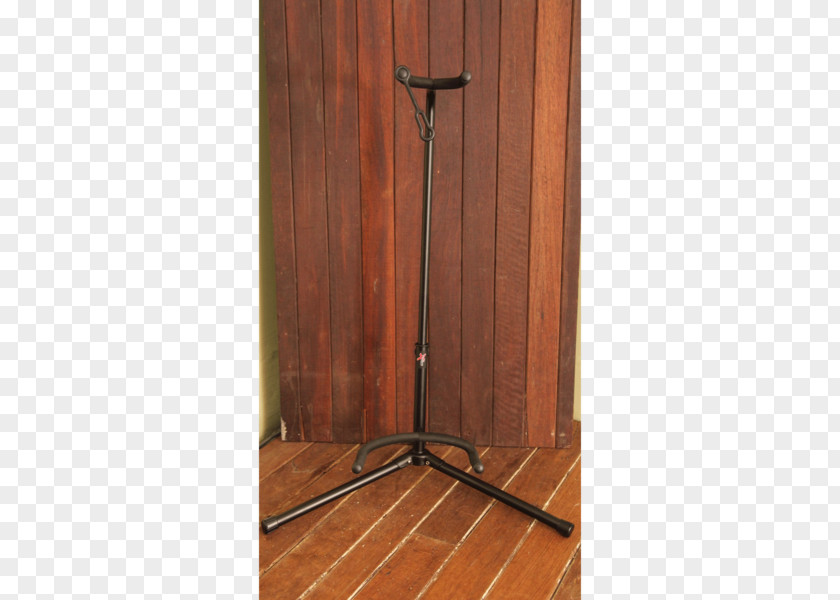 Guitar On Stand Hardwood Wood Stain Clothes Hanger Furniture Plywood PNG