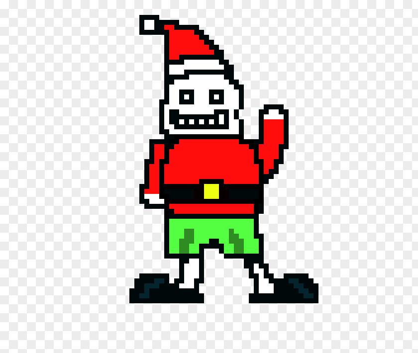 Happy New Year! Pixel Art Christmas Clip PNG