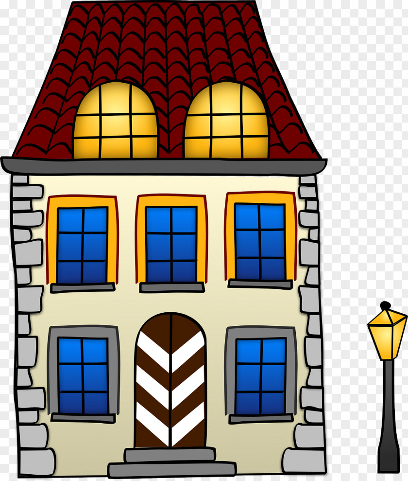House Homes And Buildings Coloring Book Autumn World Roof PNG