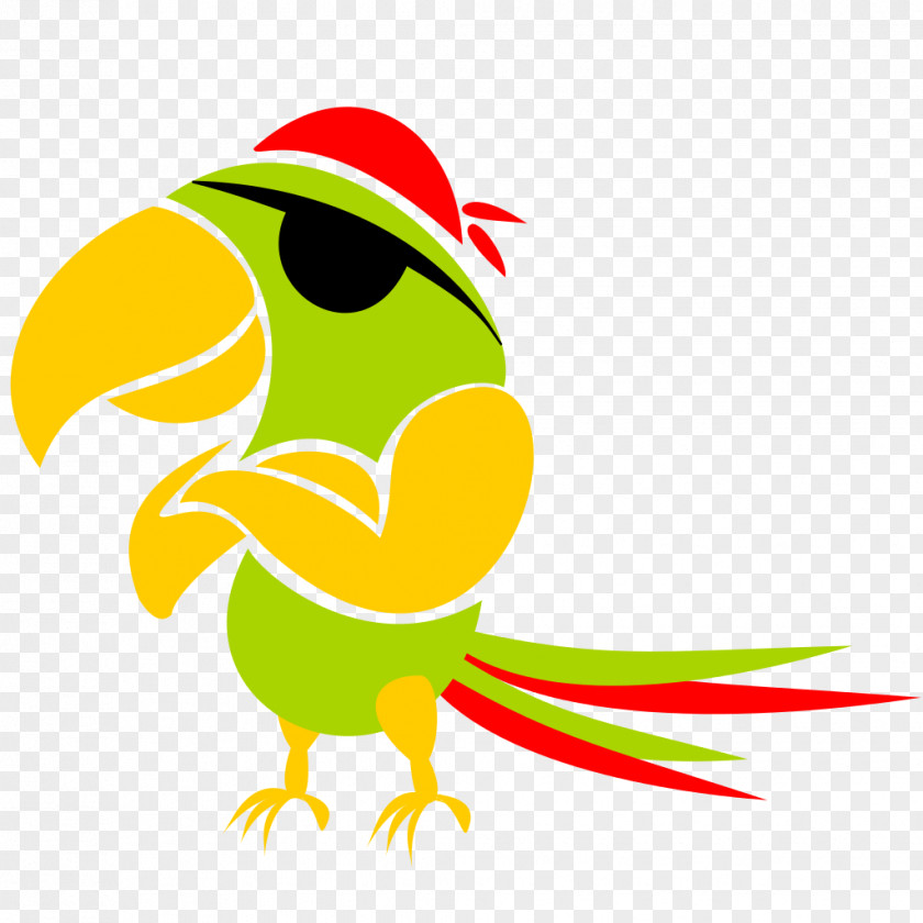 Logo Parrot Bird PNG