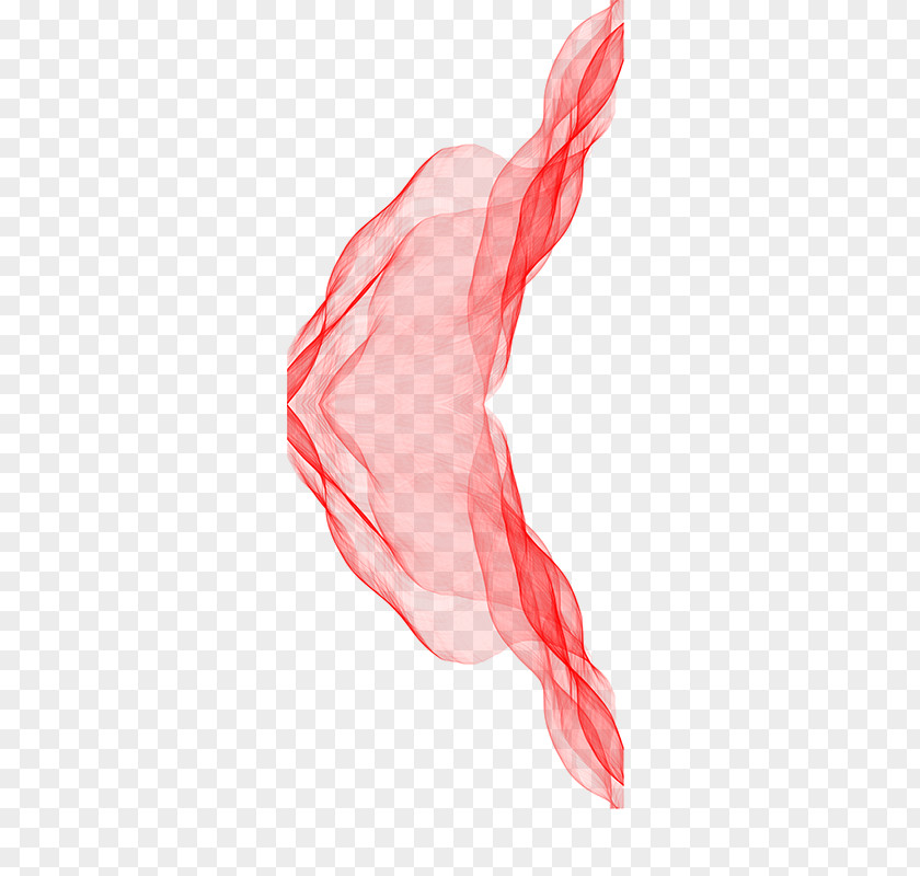 Red Ribbon Tulle Diagram Adobe Illustrator Software PNG