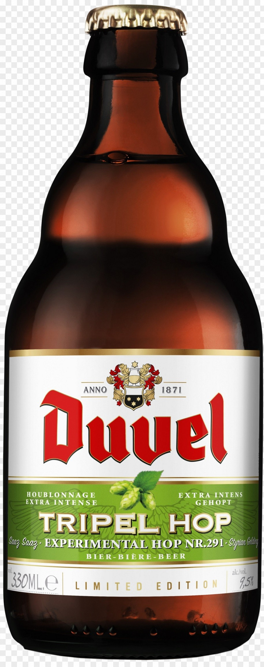 Beer Duvel Moortgat Brewery Tripel Lager Ale PNG