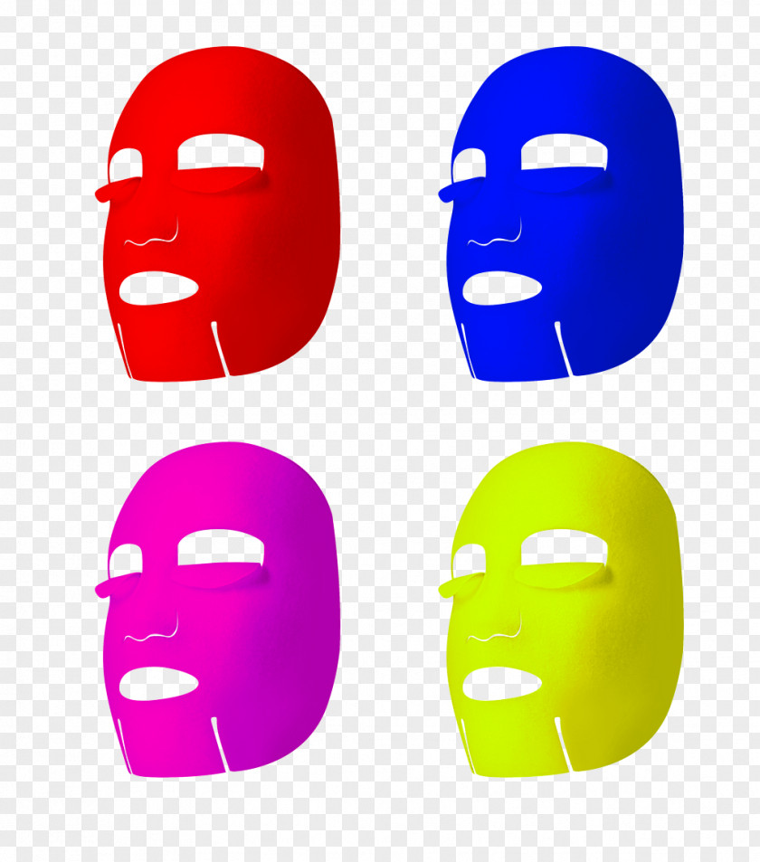 Color Mask Facial Download PNG