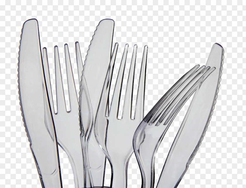Disposable Plastic Knife And Fork Take-out PNG