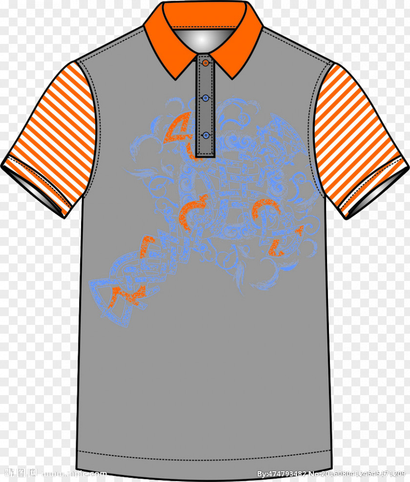 Fashion T-shirt Sleeve Designer Polo Shirt PNG