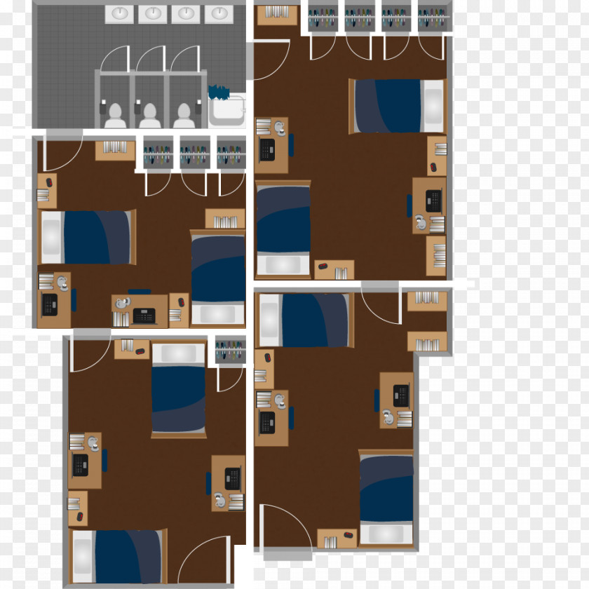 House Boreman Hall Men's South Residence Floor Plan Dormitory PNG