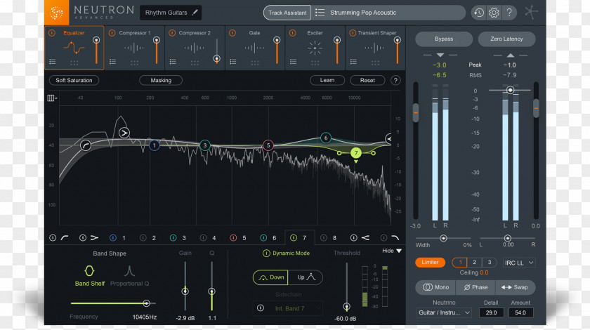 IZotope Neutron Source Audio Mixing Plug-in PNG