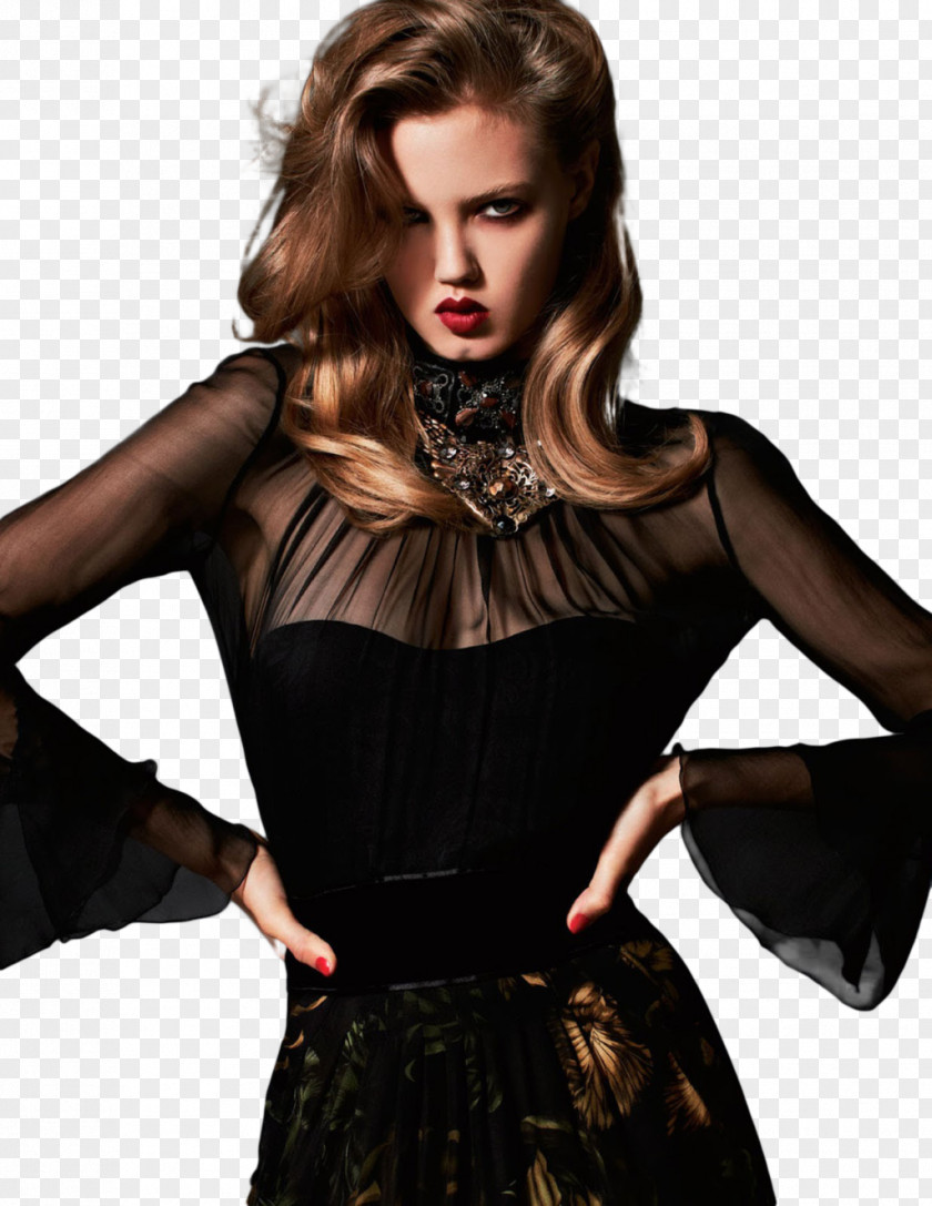 Model Lindsey Wixson Fashion Harper's Bazaar D'Management Group Srl PNG