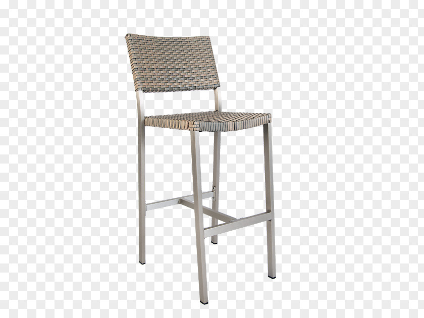Outdoor Restaurant Table Bar Stool Seat Resin Wicker PNG