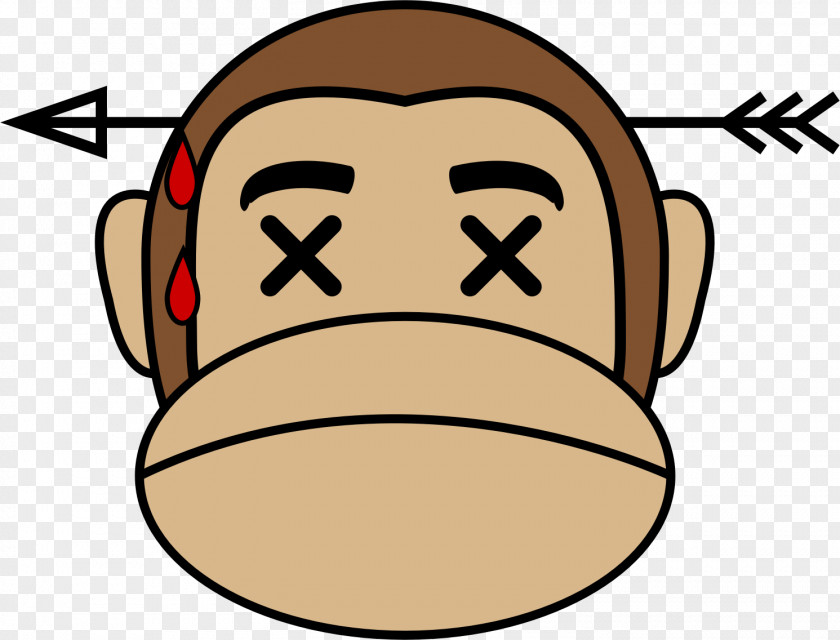 Sleeping Monkey Cliparts Ape Emoji Clip Art PNG