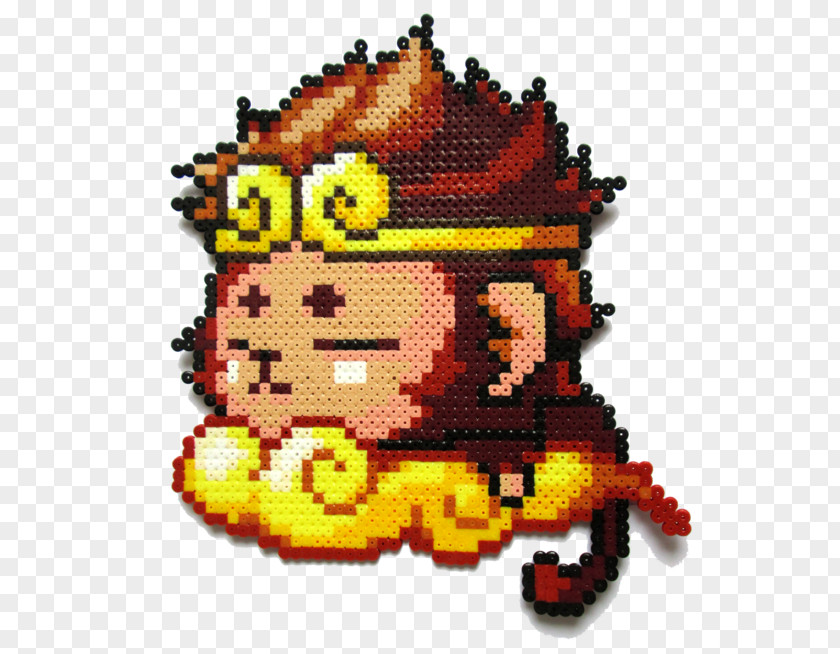 Sun Wukong Journey To The West MapleStory Pixel Art Bead PNG