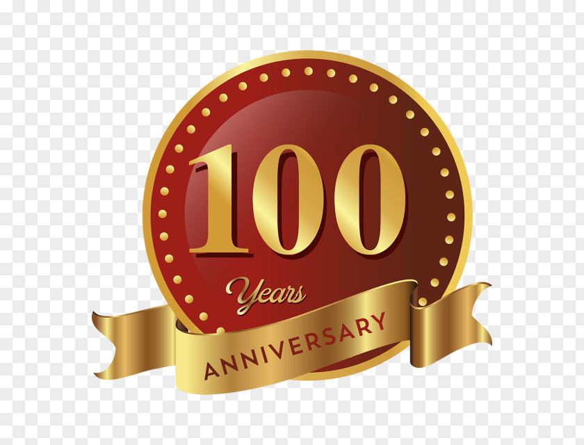 100th Logo Badge PNG